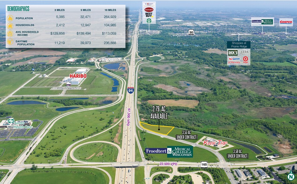 More Photos Of Highway 165, Pleasant Prairie Land For Sale