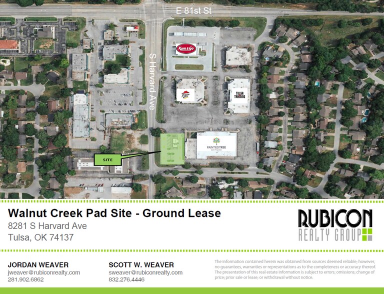 Primary Photo Of 8281 S Harvard Ave, Tulsa Land For Lease