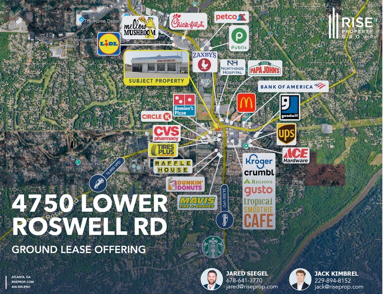 Primary Photo Of 4750 Lower Roswell Rd, Marietta Land For Lease