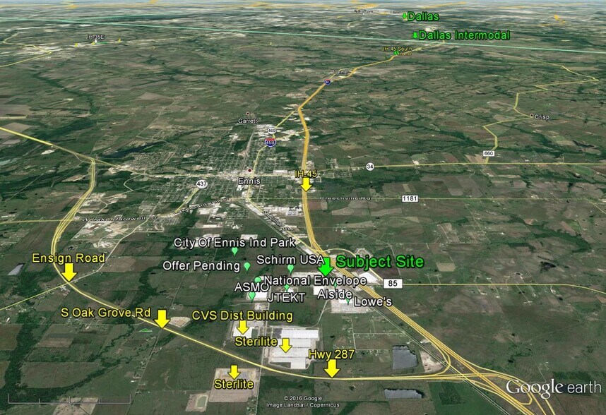 More Photos Of IH 45 & FM 85, Ennis Land For Sale
