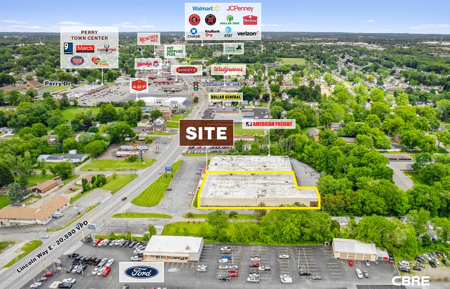 More Photos Of 4335-4345 Lincoln Way E, Massillon Freestanding For Lease