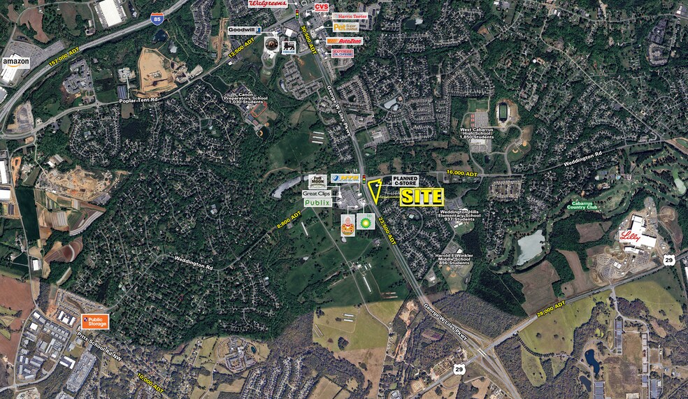 Primary Photo Of Weddington Rd & George W. Liles Pkwy Pkwy, Concord Land For Lease