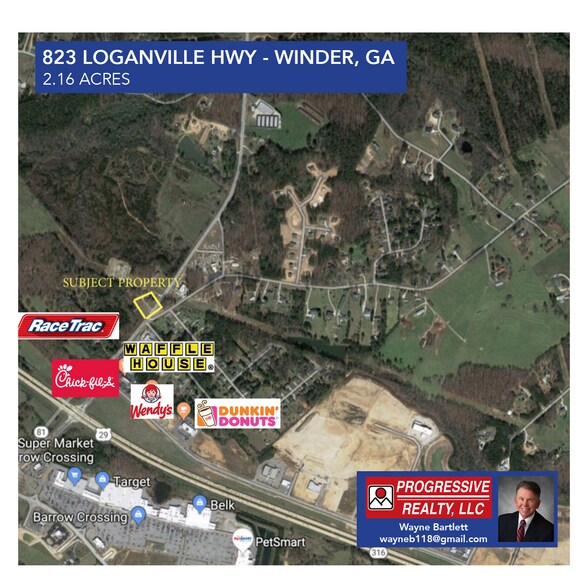 823 Loganville Hwy, Bethlehem, GA 30620 Land For Sale