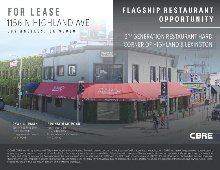 More Photos Of 1156-1160 N Highland Ave, Los Angeles Storefront Retail Residential For Lease