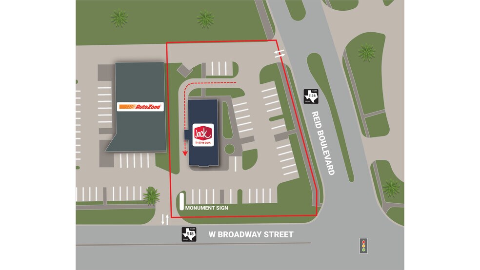 More Photos Of 2702 Reid Blvd, Pearland Fast Food For Sale