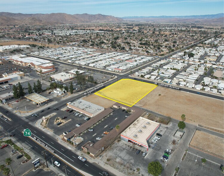Primary Photo Of Lyon and Latham Avenue, Hemet Land For Sale