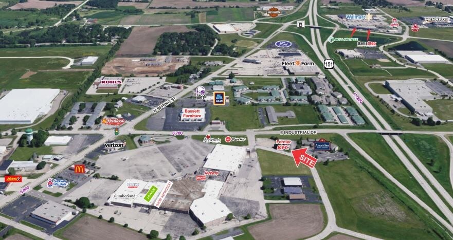 More Photos Of 203 Industrial Dr E, Beaver Dam Fast Food For Lease