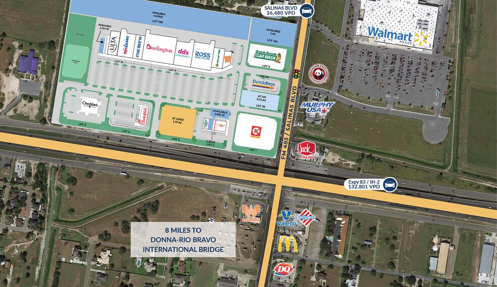 More Photos Of Expressway 83, Donna Unknown For Lease