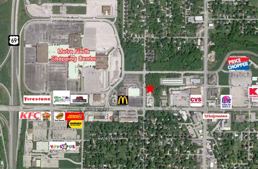 More Photos Of 8445 N Main St, Kansas City Freestanding For Lease
