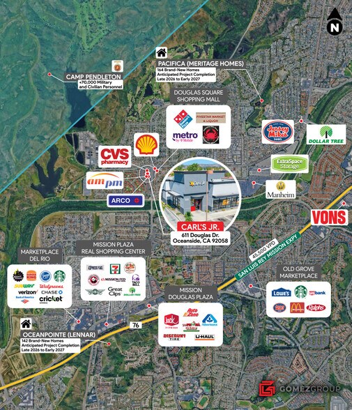More Photos Of 611 Douglas Dr, Oceanside Fast Food For Sale