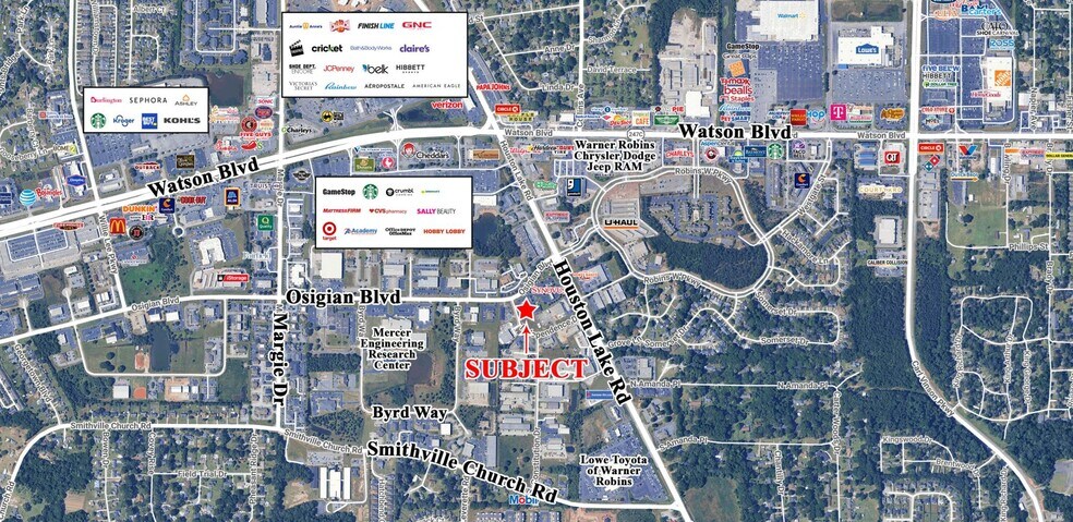 More Photos Of 107-109 Osigian Blvd, Warner Robins Medical For Lease