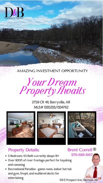 Primary Photo Of 2759 County Road 411, Berryville Hotel For Sale
