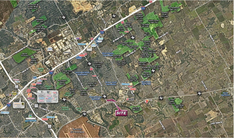 More Photos Of FM 3009 & FM 78 @ 78, Schertz Land For Sale