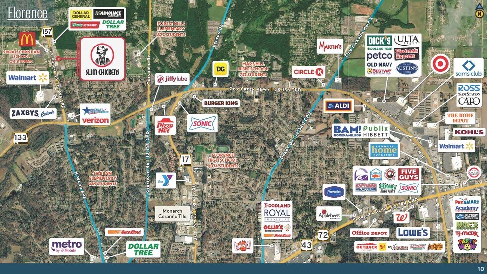 More Photos Of 3201 Cloverdale Rd, Florence Fast Food For Sale