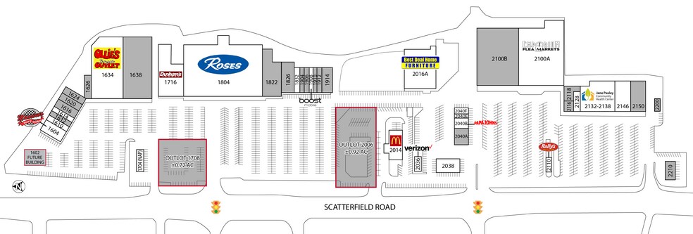 More Photos Of 1716-1914 S Scatterfield Rd, Anderson Unknown For Lease