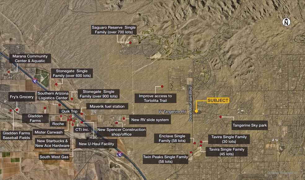 More Photos Of NEC N Dove Mountain Blvd and W Tangerine Rd, Marana Land For Sale