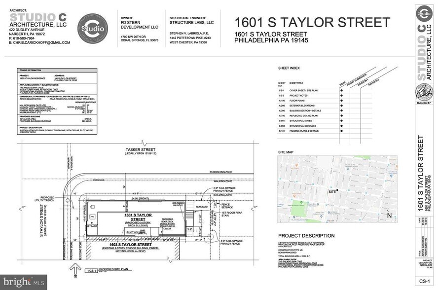 More Photos Of 1601 Taylor St, Philadelphia Land For Sale