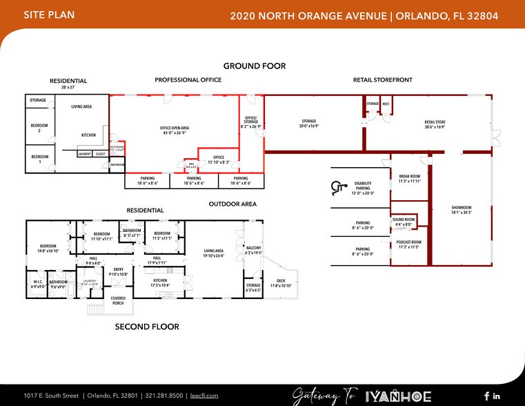 More Photos Of 2020 N Orange Ave, Orlando Storefront Retail Office For Sale