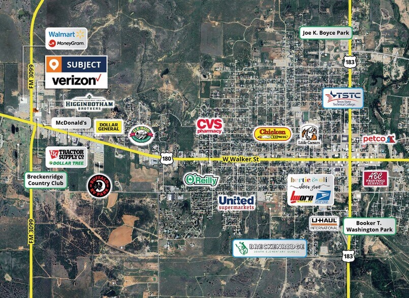 More Photos Of 120 FM 3099, Breckenridge Freestanding For Sale