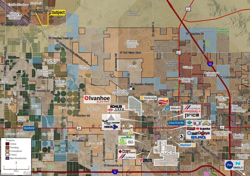 More Photos Of Murphy Road and Peters and Nail Road, Maricopa Land For Sale