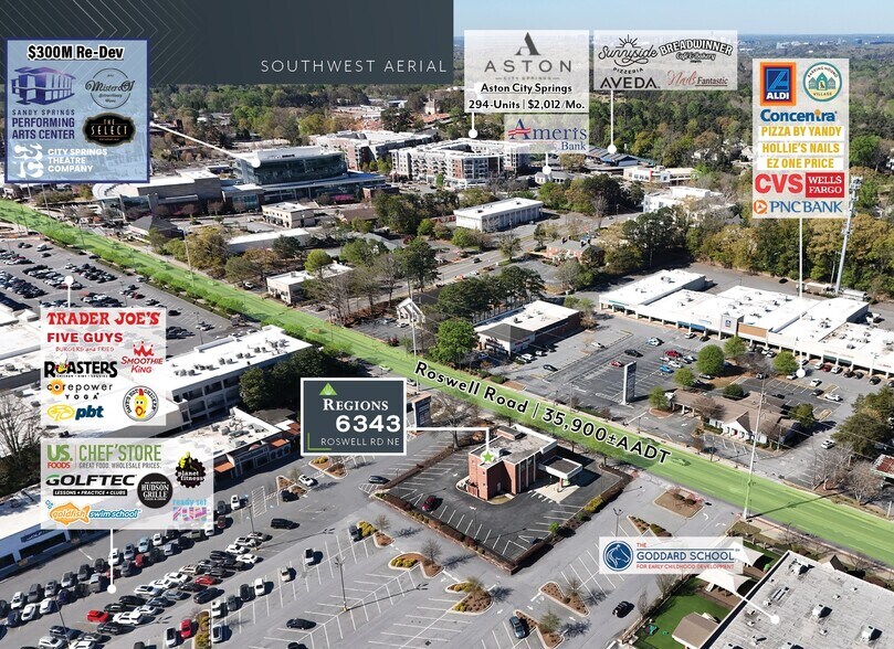 More Photos Of 6343 Roswell Rd NE, Sandy Springs General Retail For Sale