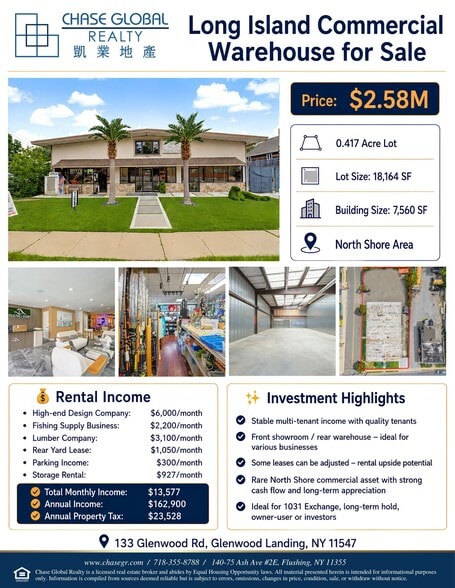 More Photos Of 133 Glenwood Rd, Glenwood Landing Warehouse For Sale