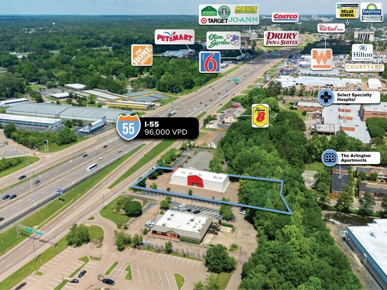 Primary Photo Of 6036 I-55, Jackson Freestanding For Sale