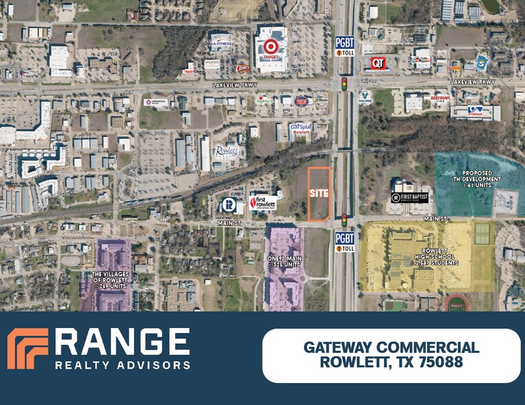 Primary Photo Of 4825 Main Street, Rowlett Land For Sale