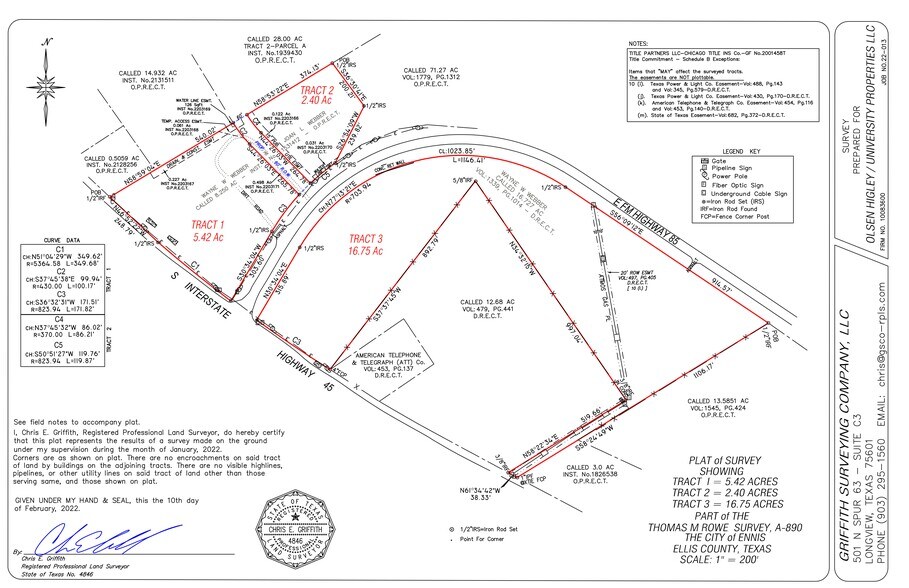 More Photos Of IH 45 & FM 85, Ennis Land For Sale