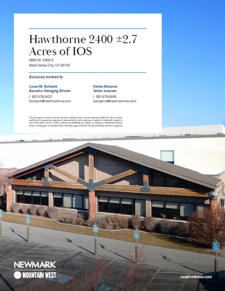 More Photos Of 3865 W 2400 S, Salt Lake City Warehouse For Lease