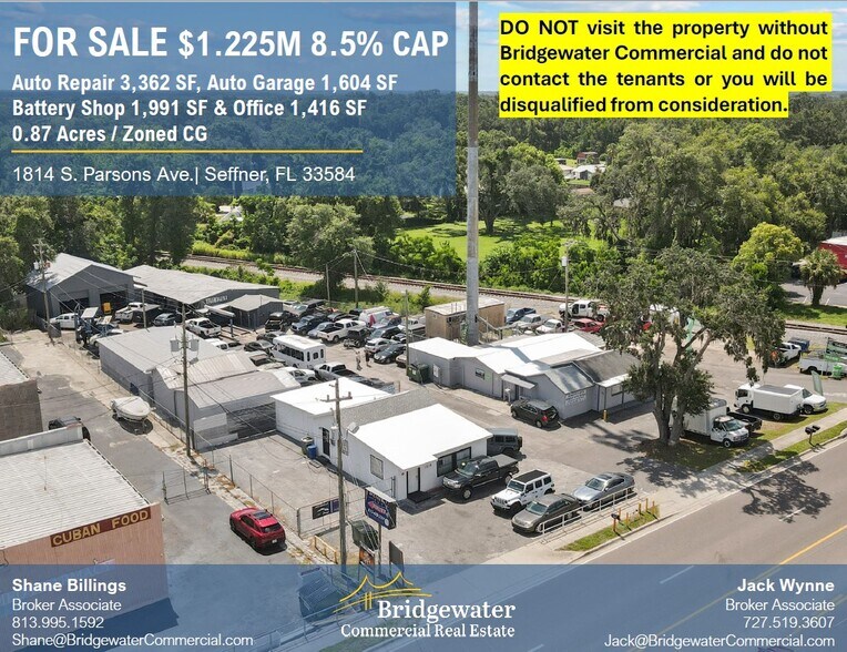 Primary Photo Of 1814 S Parsons Ave, Seffner Auto Dealership For Sale