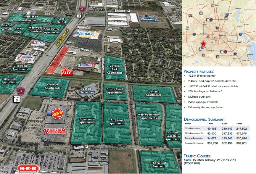 More Photos Of 9370-9380 W Sam Houston Pky S, Houston Unknown For Lease