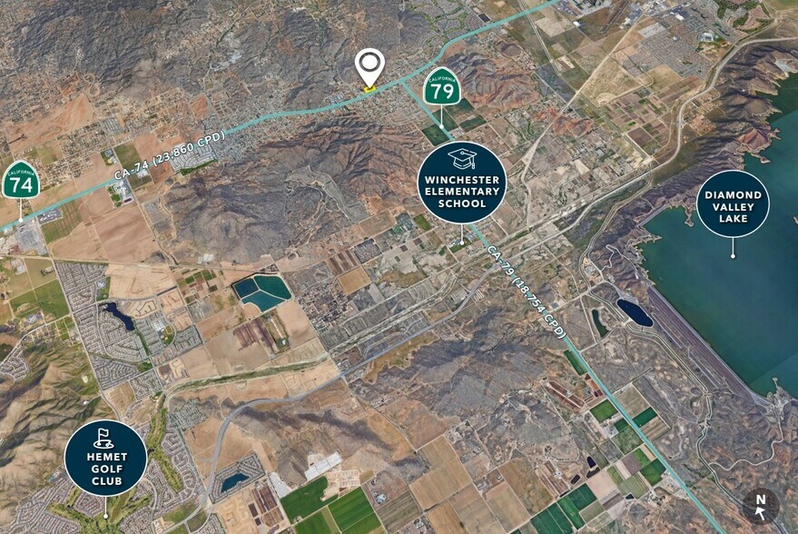 More Photos Of State Highway 74 & Franklin Ave, Hemet Land For Sale