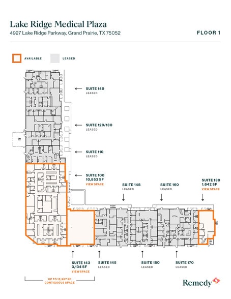 More Photos Of 4927 Lake Ridge Pky, Grand Prairie Medical For Lease