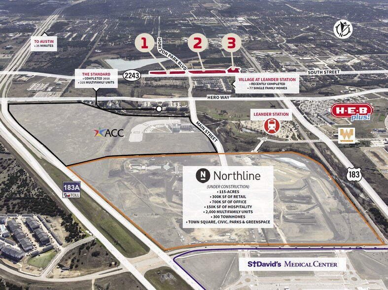 More Photos Of RM 2243/South Street, Leander Land For Sale