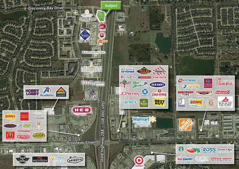 More Photos Of 15718 S Highway 288, Pearland Unknown For Lease