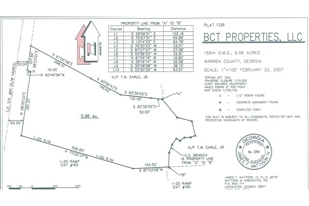 More Photos Of Highway 80 & I-20, Camak Land For Sale