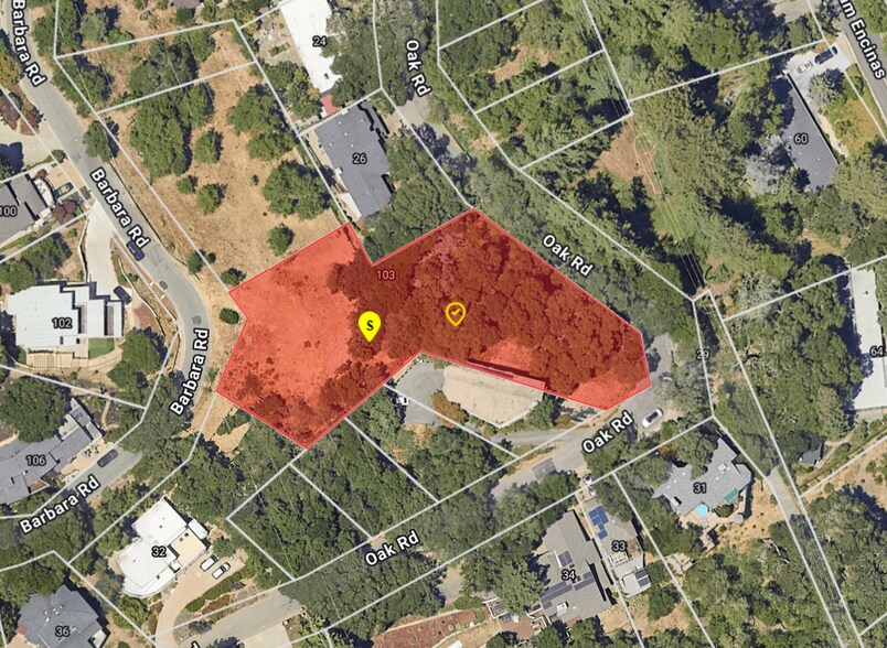 More Photos Of 103-105 Barbara Rd, Orinda Land For Sale