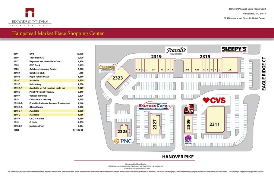 Primary Photo Of Hanover Pike @ Eagle Ridge Court, Hampstead Unknown For Lease