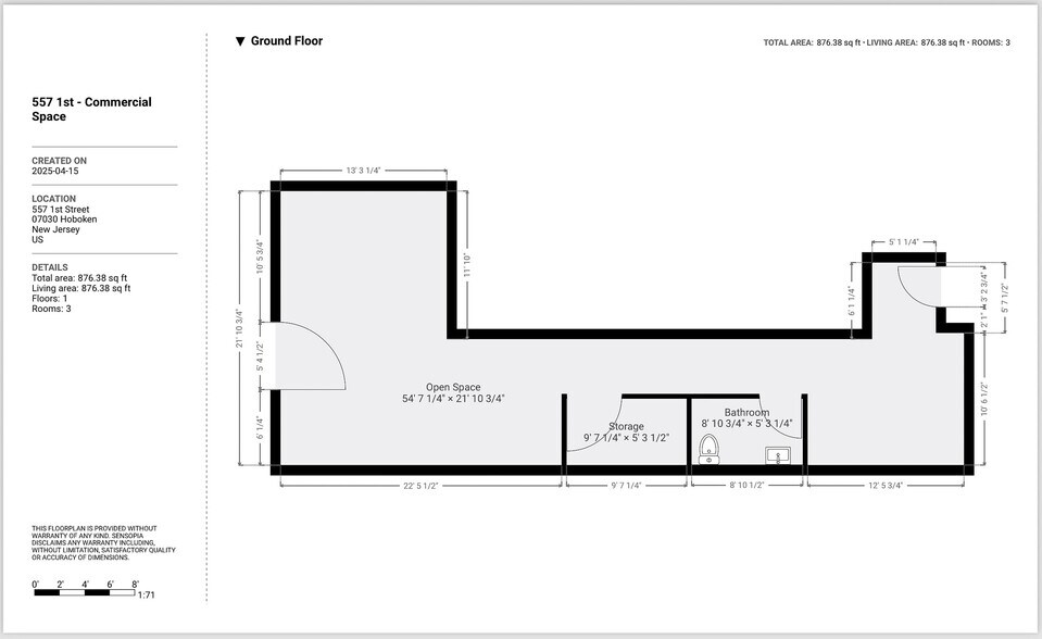 More Photos Of 557 1st St, Hoboken Storefront Retail Residential For Lease