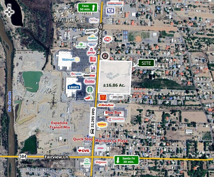 Primary Photo Of 1509 N Riverside Dr, Espanola Land For Lease