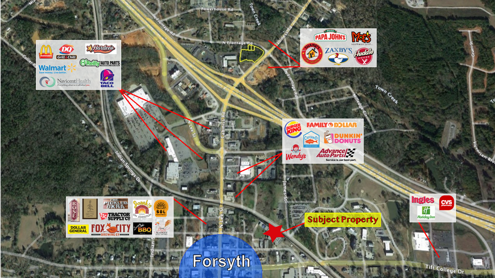 More Photos Of 98 E Adams St, Forsyth Warehouse For Sale