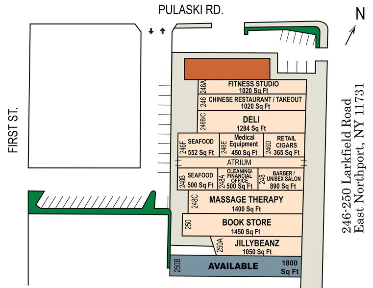 More Photos Of 246-250 Larkfield Rd, East Northport Storefront For Lease