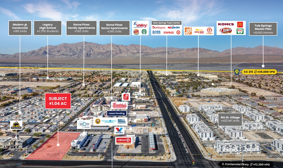 More Photos Of 150 E Centennial Pky, Las Vegas Land For Sale