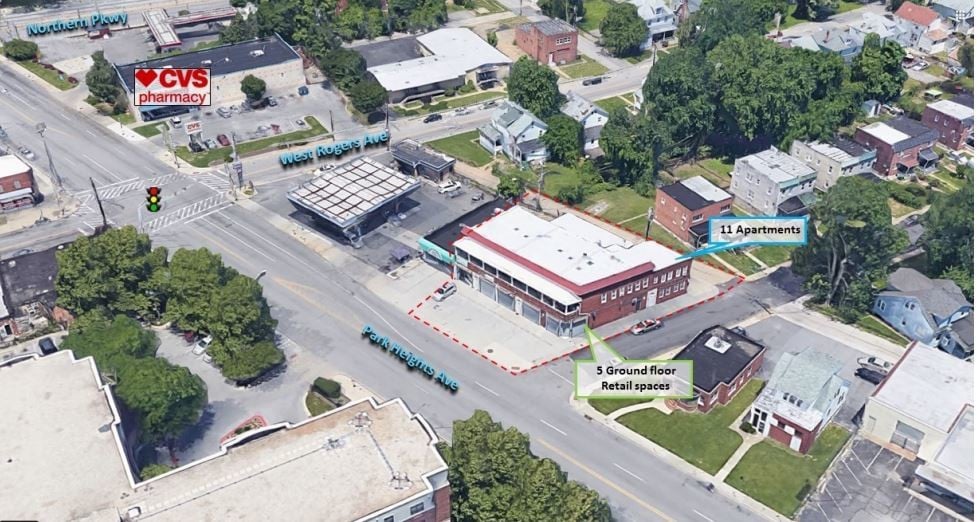 More Photos Of 5447-5459 Park Heights Ave, Baltimore Storefront Retail Residential For Sale