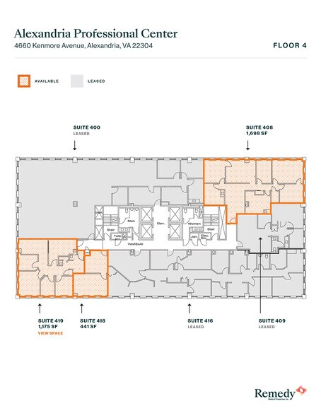 More Photos Of 4660 Kenmore Ave, Alexandria Medical For Lease