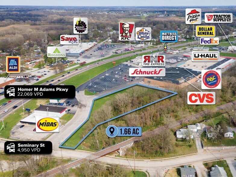 More Photos Of 2851 Homer M Adams Pky, Alton Land For Sale