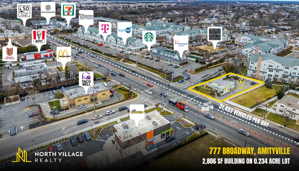 Primary Photo Of 777 Broadway, Amityville Restaurant For Sale