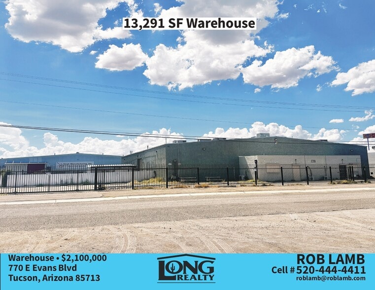Primary Photo Of 770 E Evans Blvd, Tucson Manufacturing For Sale