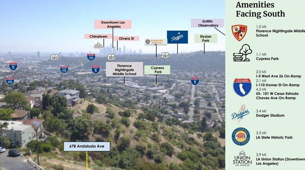More Photos Of 678 Andalusia ave, Los Angeles Land For Sale